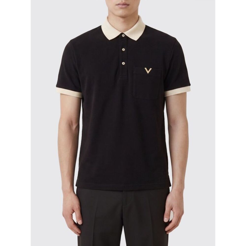 Valentino Polo Shirt Men Black